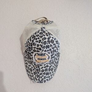 Leopard Print Mesh Trucker Hat